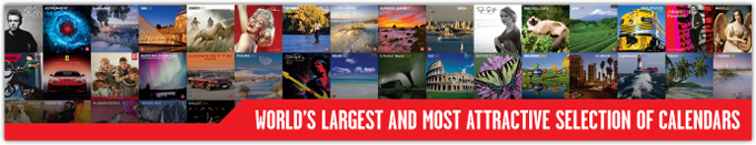 World's Largest and Most Attractive Selection of Calendars Banner